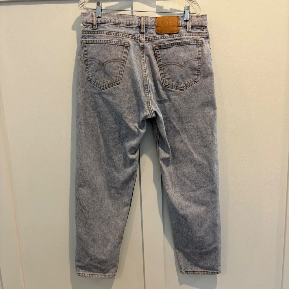 Vintage Levi's 550 Jeans Mens 34x30 (Tag 36x30) USA Light Wash 90s‎ Distressed